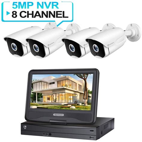 Heimvision Hm541 5mp Poe Security Camera System With 10 Inch Lcd