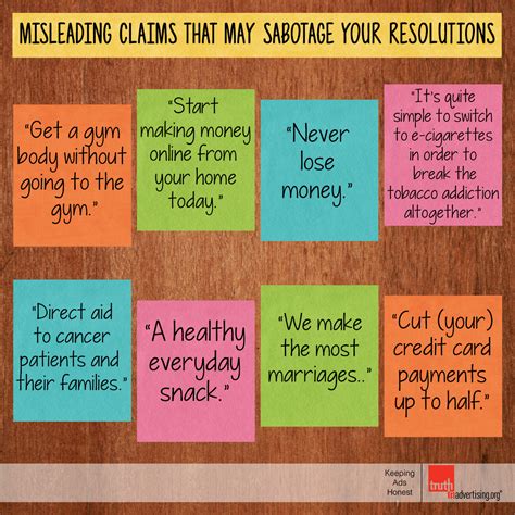 Misleading Claims That May Sabotage Your New Years