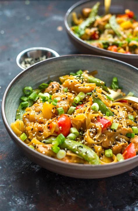 This chicken dish is a family favorite now, and while it's great when you're out wanting a quick lunch. Instant Pot Honey Sesame Chicken Noodle Bowls - The Girl on Bloor