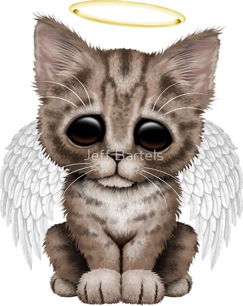 Cute Kitten Angel Baby Animal Art Cute Fantasy Creatures Animal