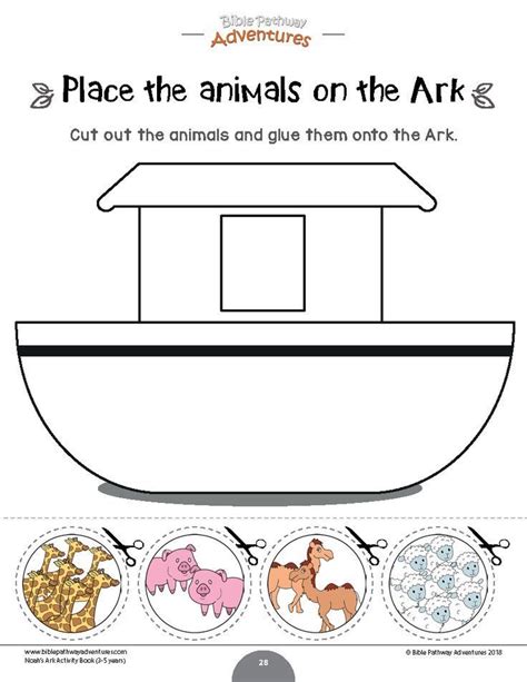 Noah S Ark Free Printable Bible Lesson For Kids Artofit
