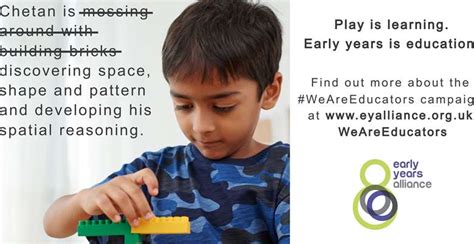 Early Years Alliance Launches Its Weareeducators Campaign Nursery World