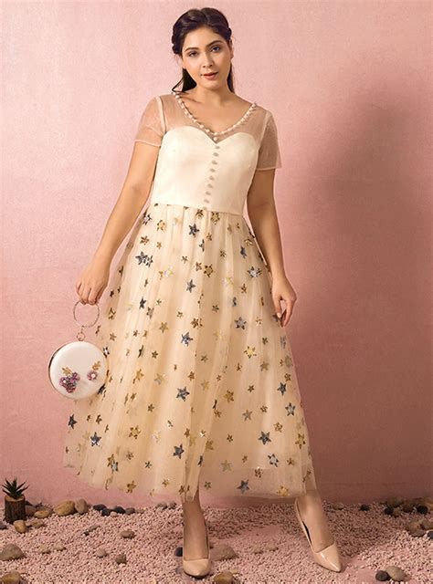 Plus Size Tea Length Black Short Sleeve Satin Prom Dress