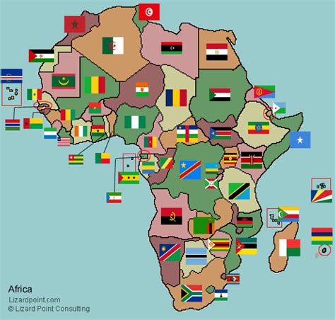 Africa Map Lizard Point Test Your Geography Knowledge Middle East