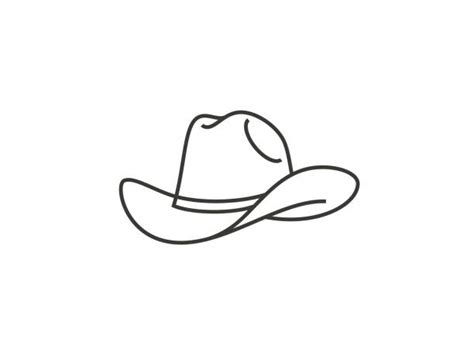 Cowboy Hat Outline Stock Photos Pictures And Royalty Free Images Istock