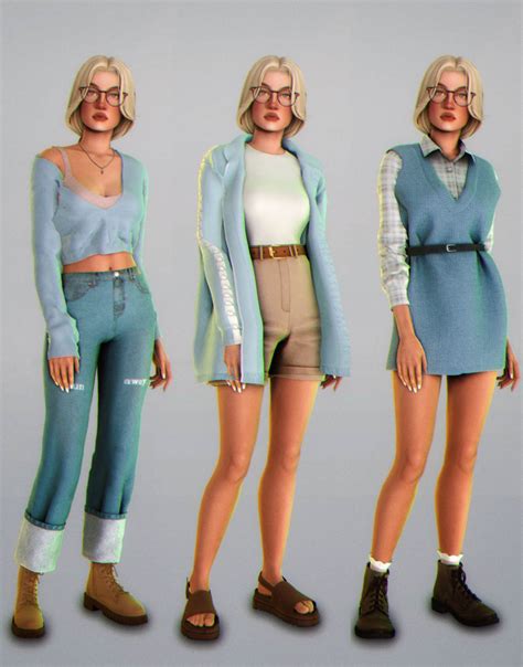Sims 4 My Favorite Alpha Cc Outfits A Lookbook 1 Top The Sims Book