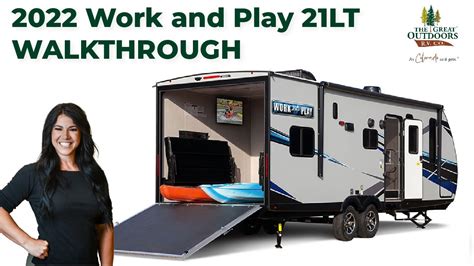 A Toy Hauler For The Weekend Warrior 2022 Work And Play 21LT Small Toy