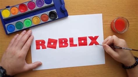 Roblox Logo Painting 2018 Youtube