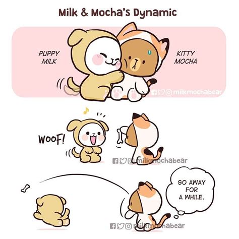 Instagram 上的 Milk & Mocha Bear Official：「 Milk & Mocha's version of #