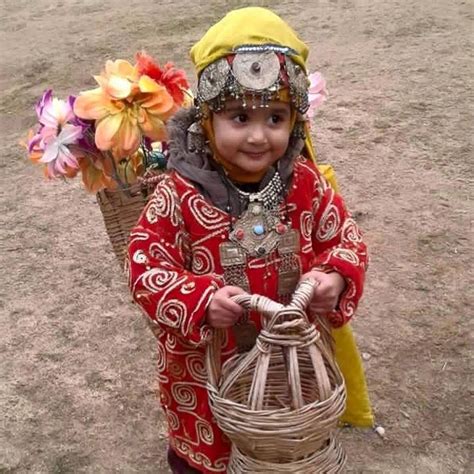 Little Girl In Kashmiri Dress Good Night My Friend Good Morning