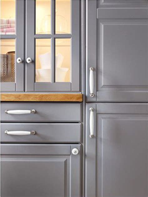 While at ikea the other day, we saw dark gray as a color option on the axstad cabinets. ikea kitchens — THE PLACE HOME