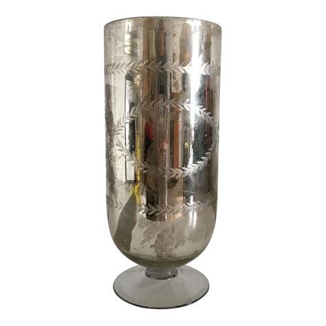Image Of Mercury Glass Hurricane Mercury Glass Hurricane Glass