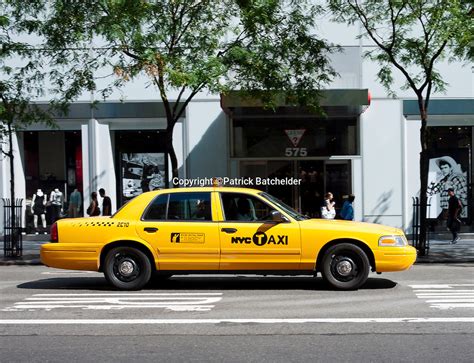 Yellow Taxi Cab In New York City Photography Of New York City By