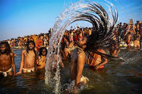 Millions Of Hindus Take To The Water And Cleanse Their Sins In Worlds