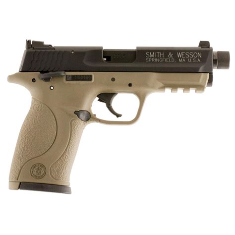 Smith And Wesson Mp22 Compact 22lr 35 Threaded Barrel Flat Dark Earth