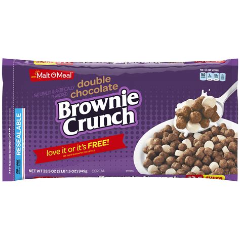 Malt O Meal Breakfast Cereal Double Chocolate Brownie Crunch 33 5oz Bag