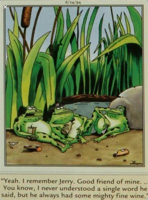 Tfs Three Frog Night Gary Larson Cartoons Larson Cartoons Far
