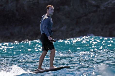 Mark Zuckerberg Surfboards In Hawaii With Way Too Much Sunscreen