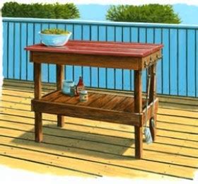 Summer's here and what better way to get those creative juices flowing than with diy patio ideas to beautify your patio, porch, or backyard? BBQ Side Table | Smithers Lumber Yard - Everything for the Bulkley Valley Builder