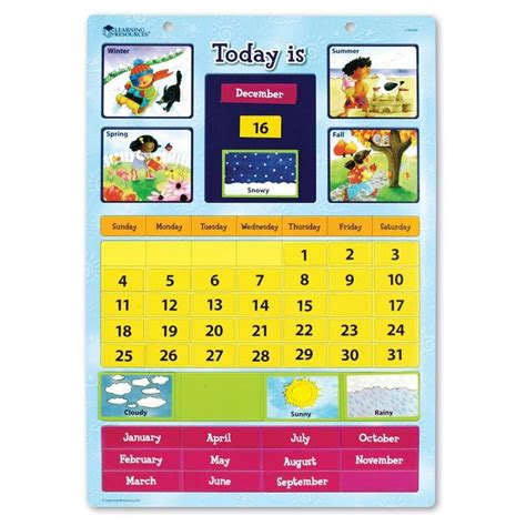 Learning Resources Magnetic Learning Calendar Learning Resources