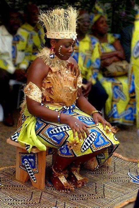 Bride At Her Traditional Wedding In Congo Brazzaville