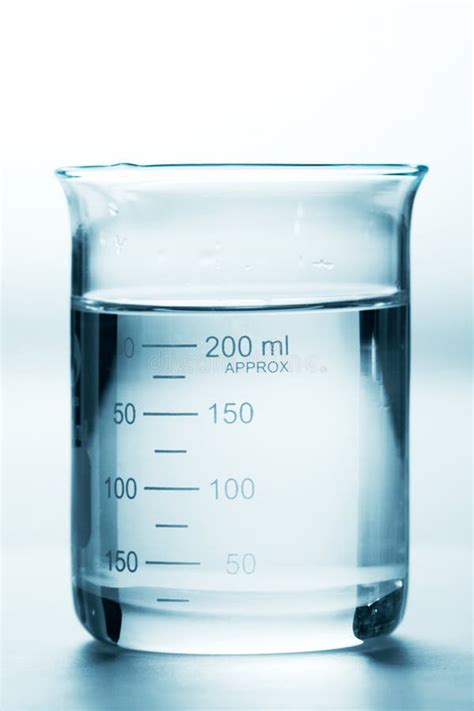 Full Beaker Stock Photo Image Of Chemistry Clear Piece 4554516