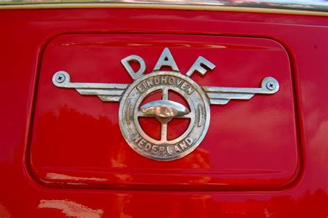 Daf Trucks Old Logo On Vintage Truck