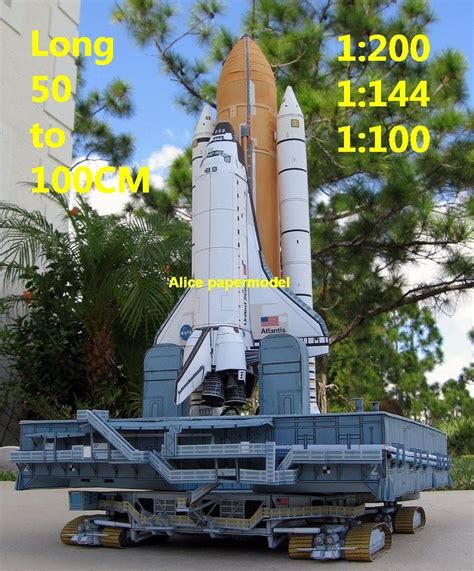 Usa Us Nasa Space Shuttle Crawler Transporter Raketoplan Mlp Mobile