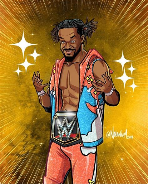 Présentation Départ Poing Kofi Kingston Wwe Champion Hd Wallpaper