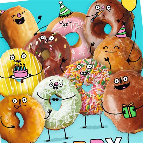 Another Hole Year Of You Donuts Funny Birthday Card Greeting Cards