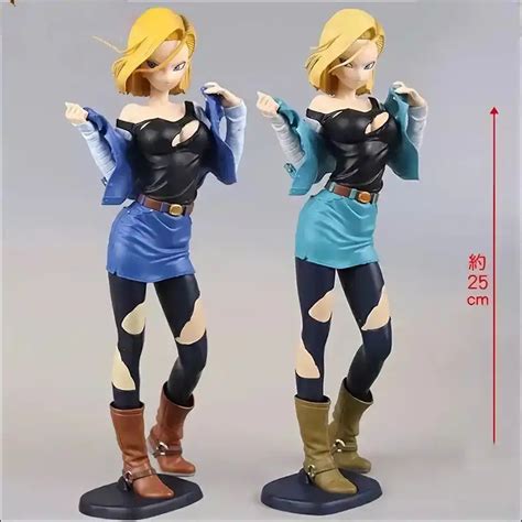 Dragon Ball Z Android 18 Lazuli 20cm Sexy Action Figure Anime Doll Pvc Collection Model Toy For