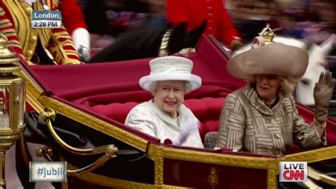 Queen Elizabeths Jubilee Procession To Buckingham Palace Cnn