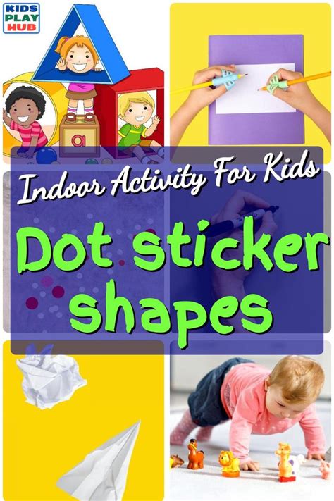 Dot Sticker Shapes Activities To Teach Kids About Fine Motor Skills