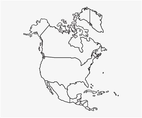 Political Map Of North America Blank Images