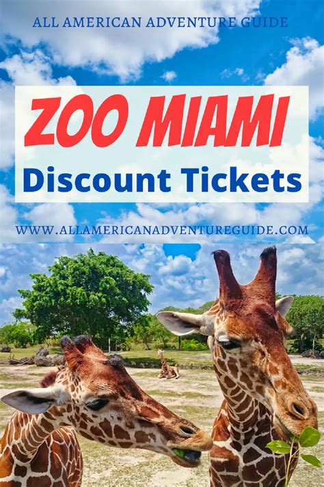Zoo Miami Coupons And Discount Tickets All American Adventure Guide
