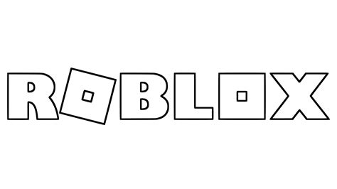 White Black Roblox Logo Png