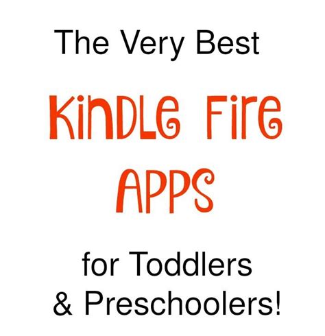 I would really love to try the educational apps for it. The Very Best Kindle Fire Apps for Toddlers & Preschoolers ...