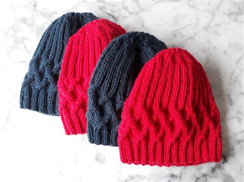 Knit Beanie Handknit Wool Beanies Original Design Made In Etsy