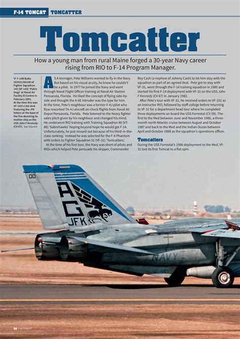 Airforces Monthly Magazine F 14 Tomcat Special Issue