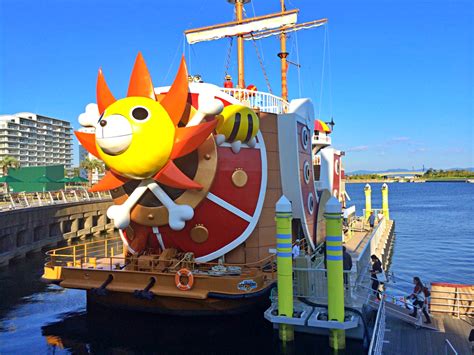 Boarding One Pieces Thousand Sunny Pirate Ship In Gamagori Japan