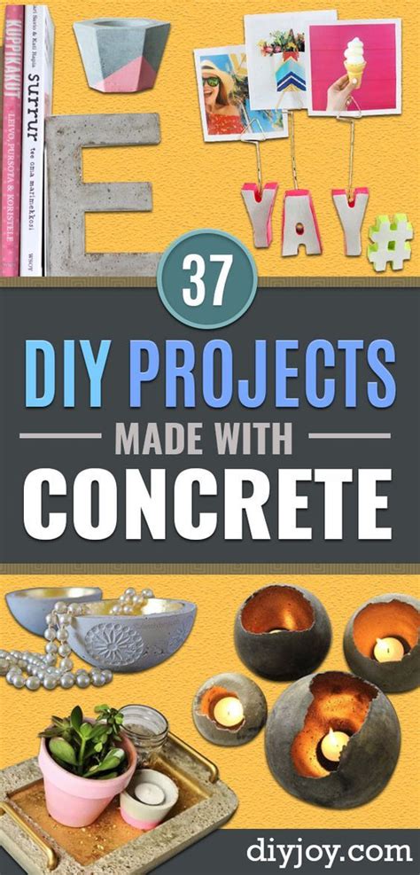 37 Diy Projects Made With Concrete Artofit