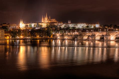 Prague Castle At Night Czech Republic Fine Art Photography By Nico
