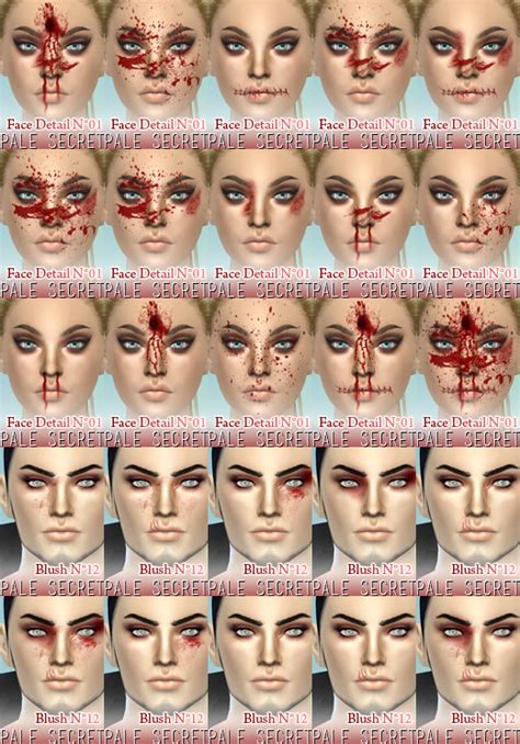 Palesecret Fatalize~ Fighting Blood Scars Hey Sims 4 Cc