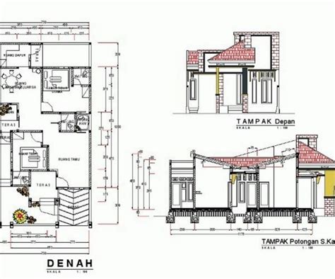 Ide Denah Rumah Sederhana Lengkap Menarik Model Rumah