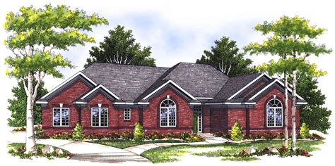 Plan 89395ah Traditional Brick Exterior House Plans Architectural
