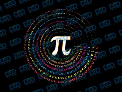 Spiral Pi Color Numbers Png Math Funny Pi Day Png Math Teacher Geek