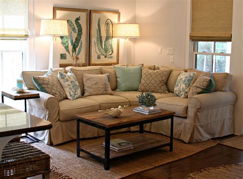 Home Design Living Room Furniture Beach Cottage Interior