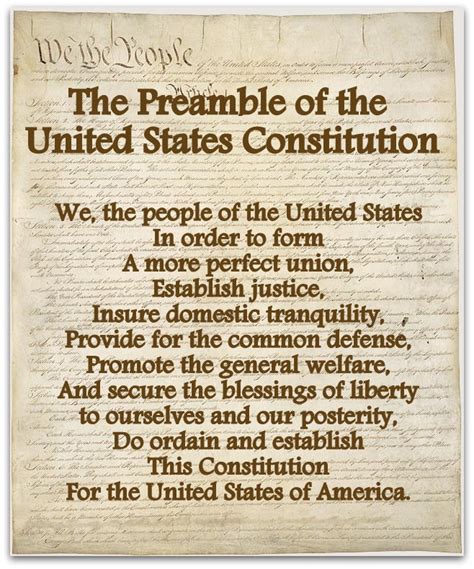 Us Constitution The Preamble We The People Dittoville