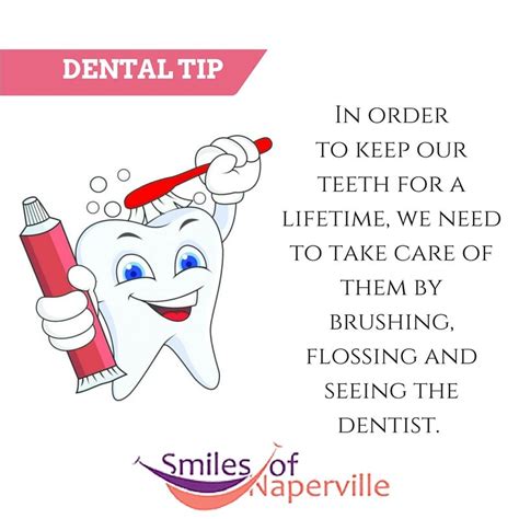 To Keep Our Teeth For A Lifetime We Need To Take Care Of Them By