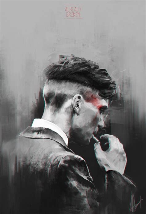 Thomas Shelby Smoking Wallpapers Wallpaper Cave